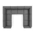 Modway EEI-4121-CHA Restore 8-Piece Sectional Sofa Charcoal