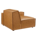EEI-4493-TAN Restore Right-Arm Vegan Leather Sectional Sofa Chair by Modway