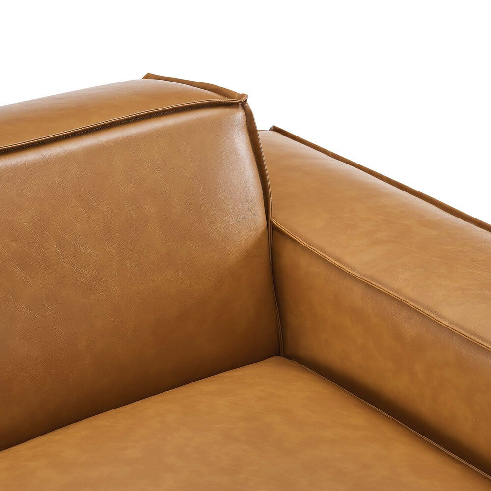 EEI-4493-TAN Restore Right-Arm Vegan Leather Sectional Sofa Chair by Modway