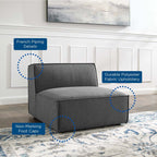 EEI-3872 Restore Sectional Sofa Armless Chair by Modway