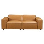 EEI-4707-TAN Restore Vegan Leather Loveseat by Modway