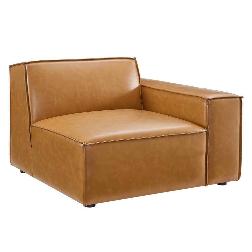 EEI-4707-TAN Restore Vegan Leather Loveseat by Modway