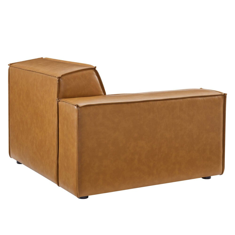 EEI-4707-TAN Restore Vegan Leather Loveseat by Modway
