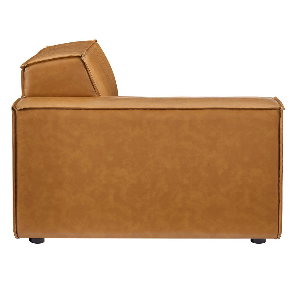 EEI-4707-TAN Restore Vegan Leather Loveseat by Modway