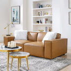 EEI-4707-TAN Restore Vegan Leather Loveseat by Modway