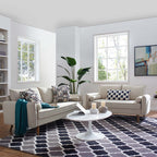 Modway Revive Upholstered Fabric Sofa and Loveseat Set by Modway-EEI-4047