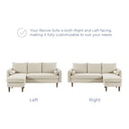 Modway Revive Upholstered Right or Left Sectional Sofa by Modway-EEI-3867