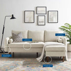 Modway Revive Upholstered Right or Left Sectional Sofa by Modway-EEI-3867