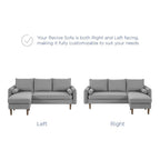 Modway Revive Upholstered Right or Left Sectional Sofa by Modway-EEI-3867