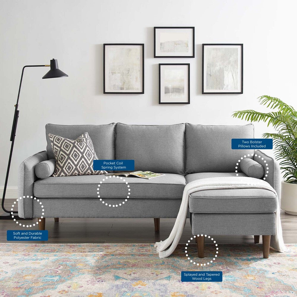 Modway Revive Upholstered Right or Left Sectional Sofa by Modway-EEI-3867