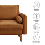 Modway Revive Upholstered Vegan Leather Accent Armchair by Modway-EEI-6973
