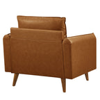 Modway Revive Upholstered Vegan Leather Accent Armchair by Modway-EEI-6973