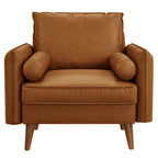 Modway Revive Upholstered Vegan Leather Accent Armchair by Modway-EEI-6973