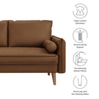 Modway Revive Upholstered Vegan Leather Loveseat by Modway-EEI-6974