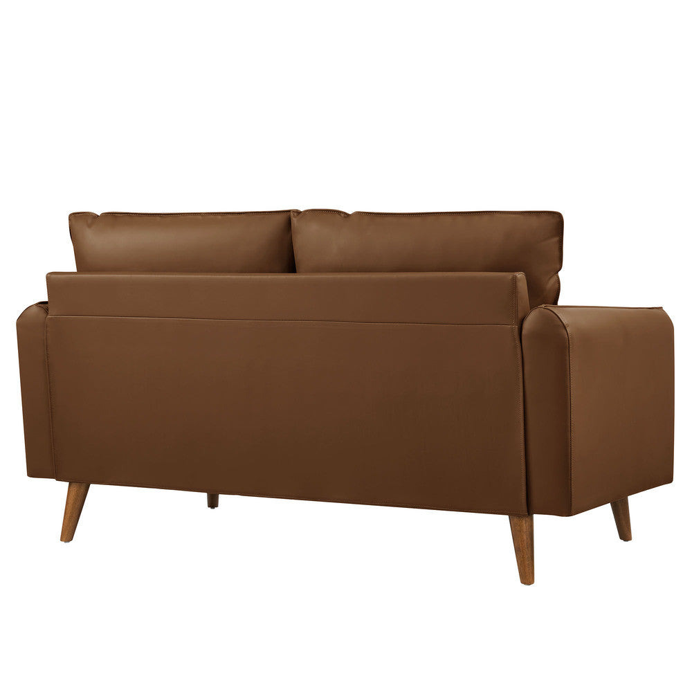 Modway Revive Upholstered Vegan Leather Loveseat by Modway-EEI-6974