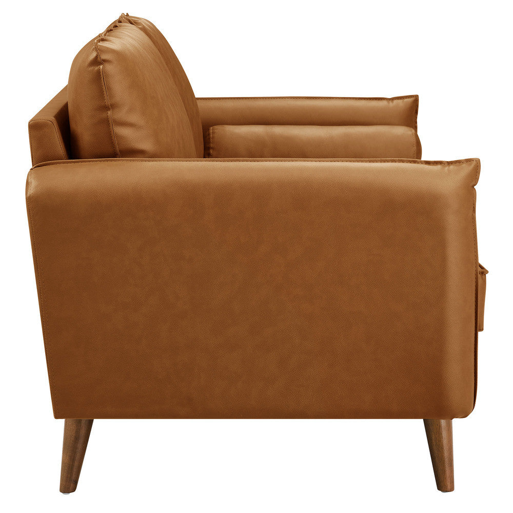 Modway Revive Upholstered Vegan Leather Loveseat by Modway-EEI-6974
