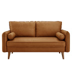 Modway Revive Upholstered Vegan Leather Loveseat by Modway-EEI-6974
