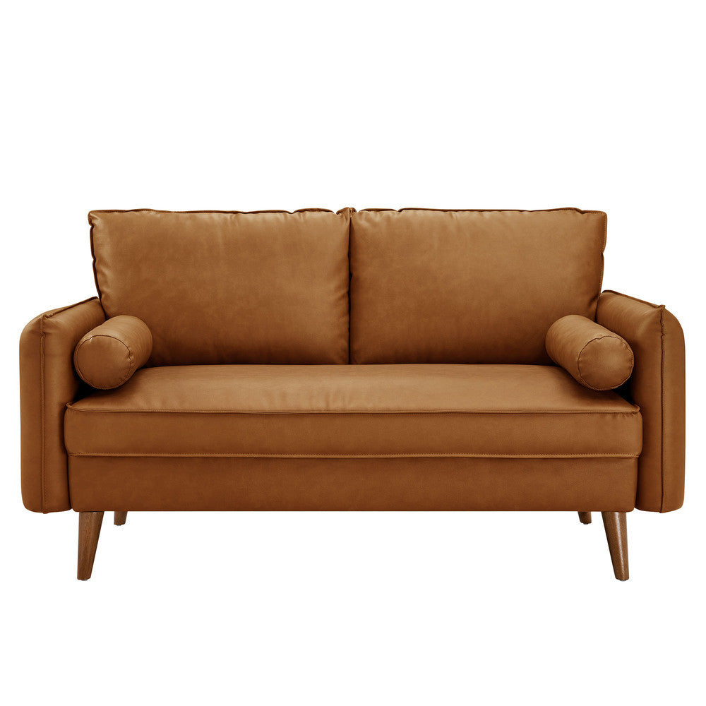 Modway Revive Upholstered Vegan Leather Loveseat by Modway-EEI-6974