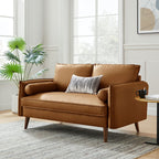 Modway Revive Upholstered Vegan Leather Loveseat by Modway-EEI-6974