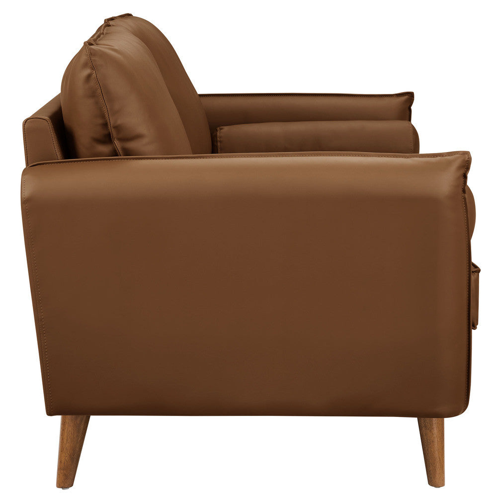 Modway Revive Upholstered Vegan Leather Sofa by Modway-EEI-6975