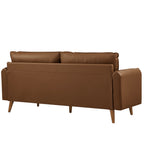 Modway Revive Upholstered Vegan Leather Sofa by Modway-EEI-6975