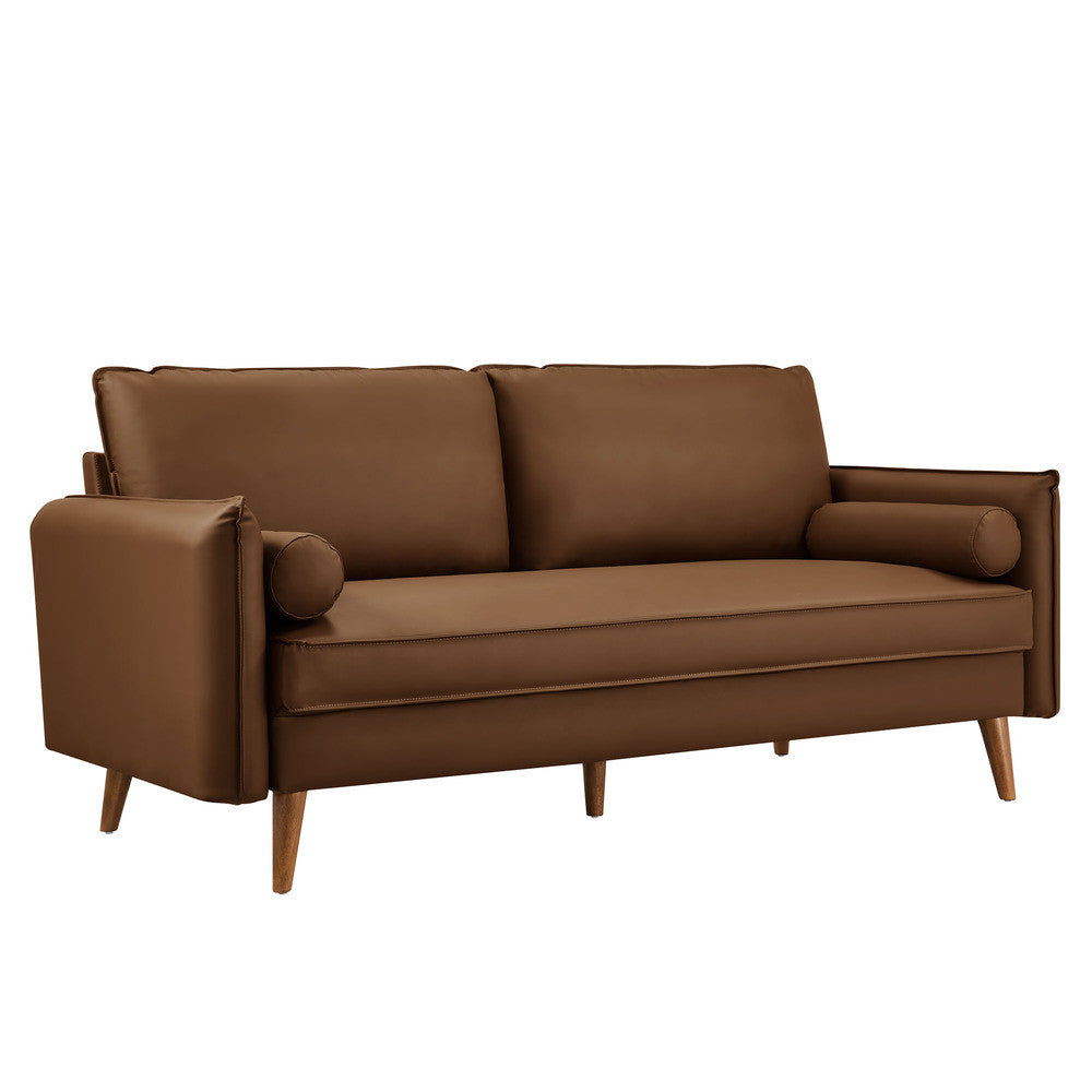 Modway Revive Upholstered Vegan Leather Sofa by Modway-EEI-6975