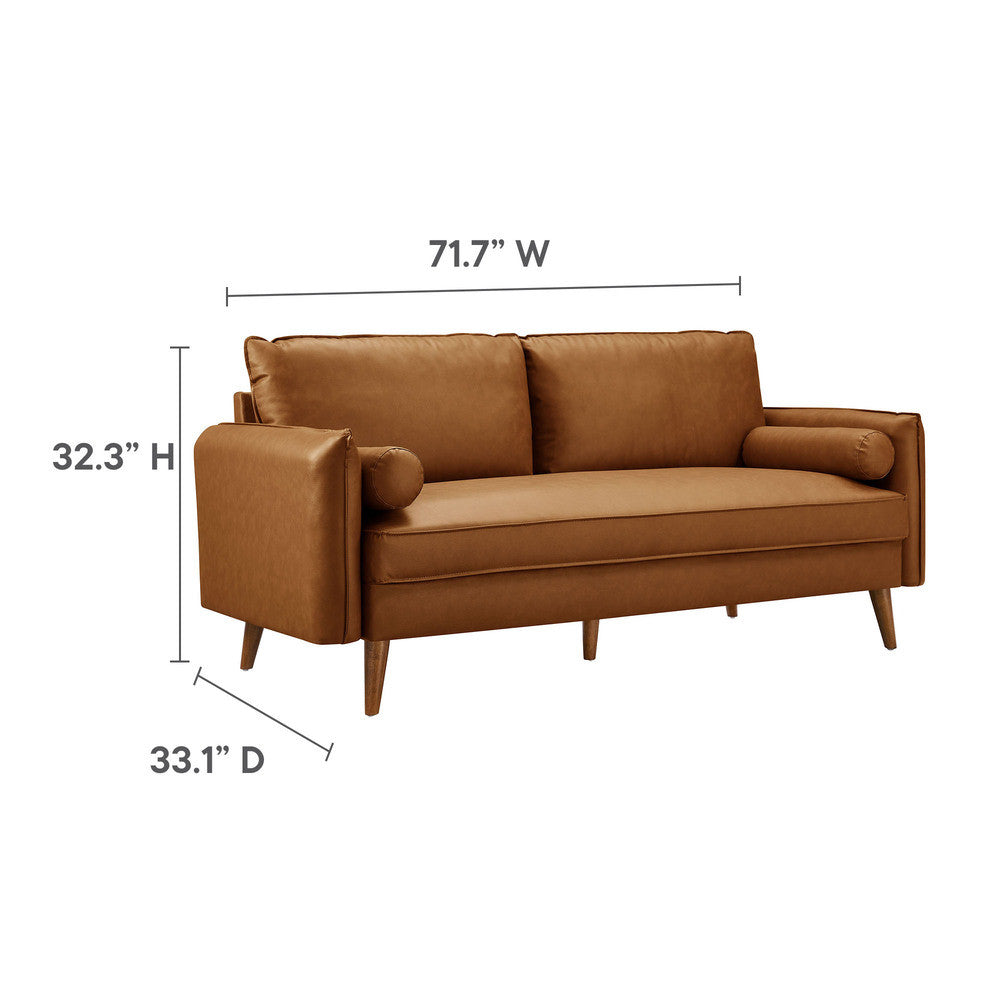 Modway Revive Upholstered Vegan Leather Sofa by Modway-EEI-6975