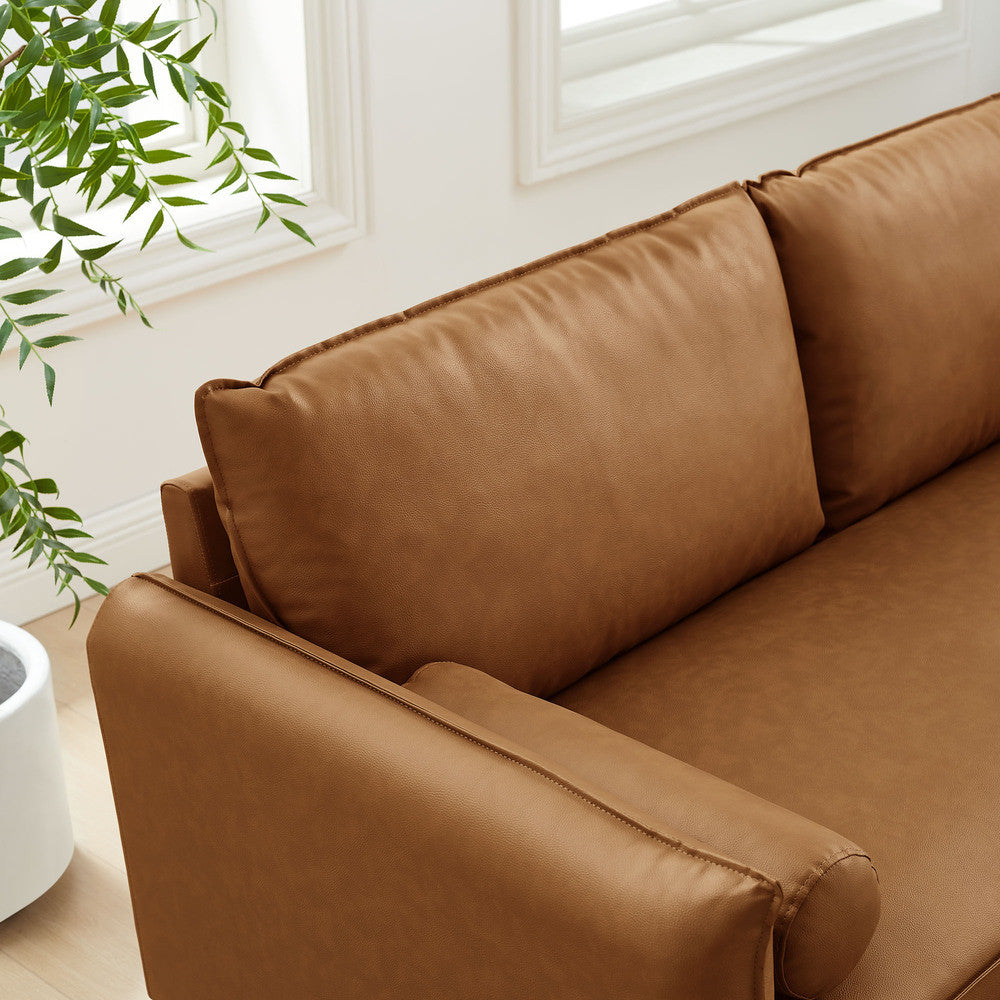 Modway Revive Upholstered Vegan Leather Sofa by Modway-EEI-6975