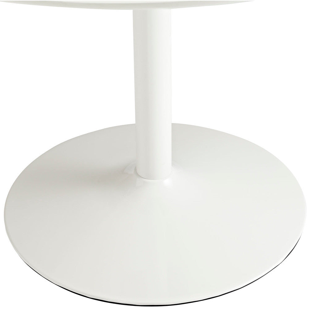 EEI-785-WHI Revolve Round Wood Dining Table by Modway