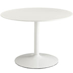 EEI-785-WHI Revolve Round Wood Dining Table by Modway
