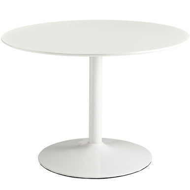 Modway EEI-785-WHI Revolve Round Wood Dining Table White