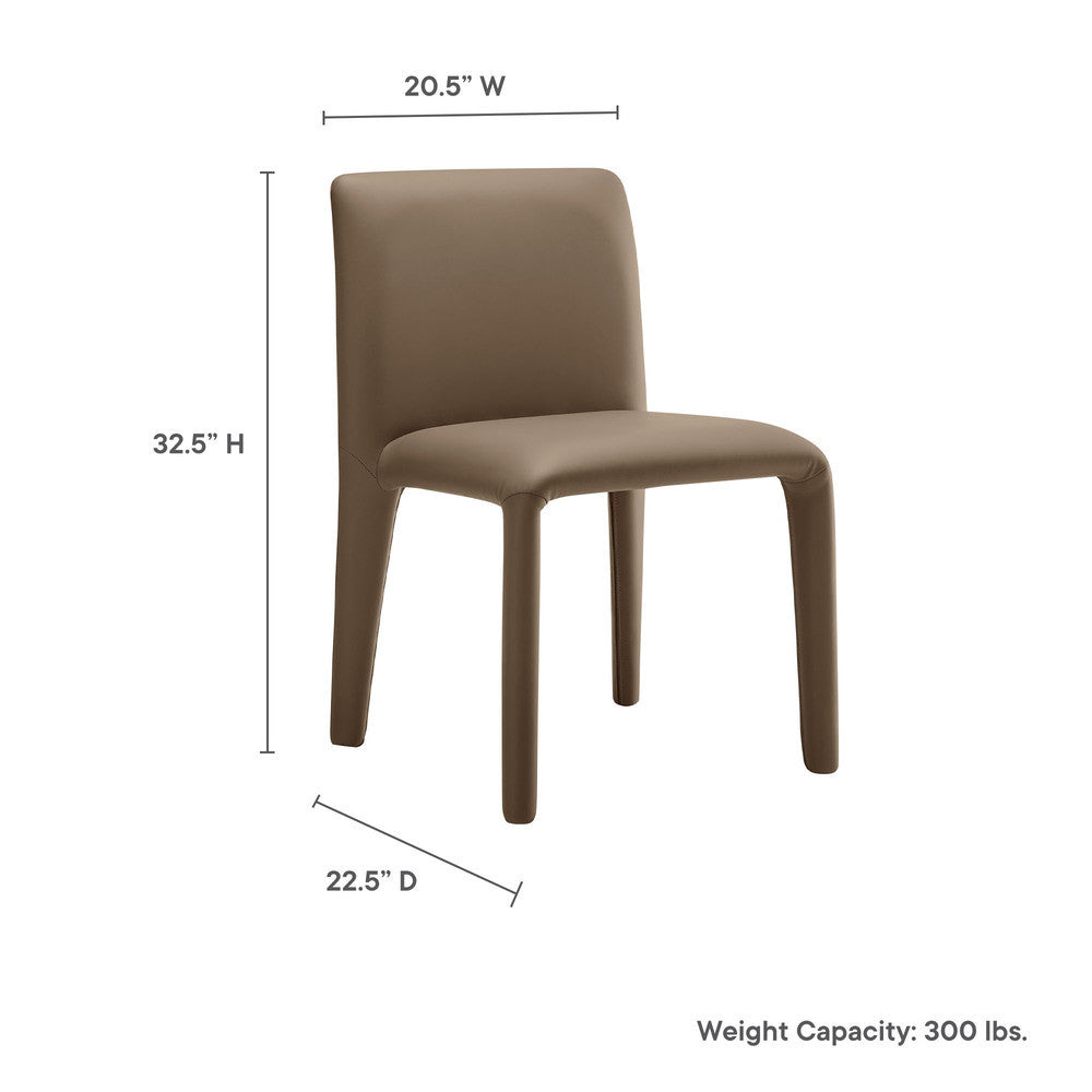 Modway Rhodes Vegan Leather Upholstered Dining Chair by Modway-EEI-7223