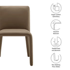 Modway Rhodes Vegan Leather Upholstered Dining Chair by Modway-EEI-7223