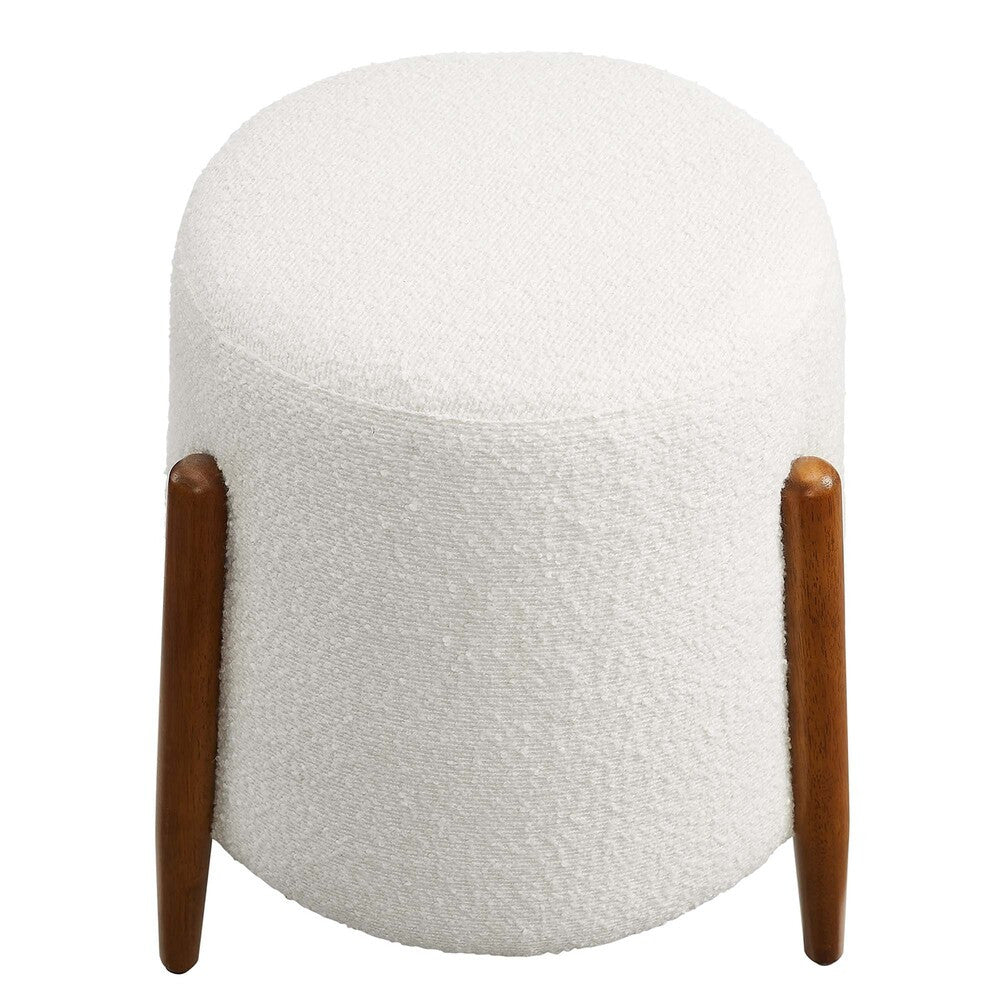 EEI-6686-CLO Riven Upholstered Boucle Fabric Ottoman by Modway