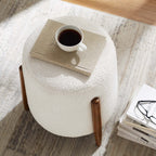 EEI-6686-CLO Riven Upholstered Boucle Fabric Ottoman by Modway