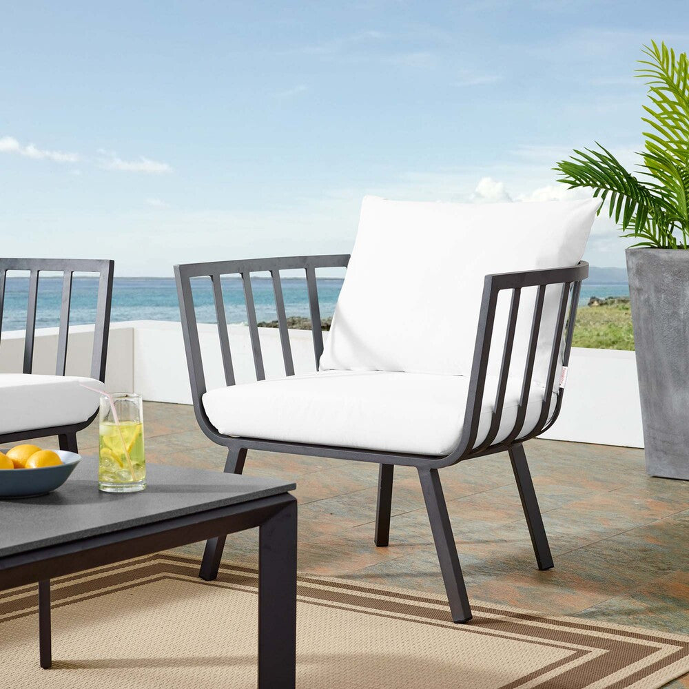 EEI-3566 Riverside Outdoor Patio Aluminum Armchair by Modway