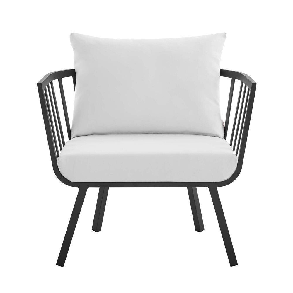 EEI-3960 Riverside Outdoor Patio Aluminum Armchair Set of 2 by Modway