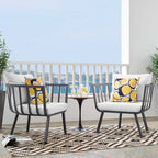 EEI-3960 Riverside Outdoor Patio Aluminum Armchair Set of 2 by Modway