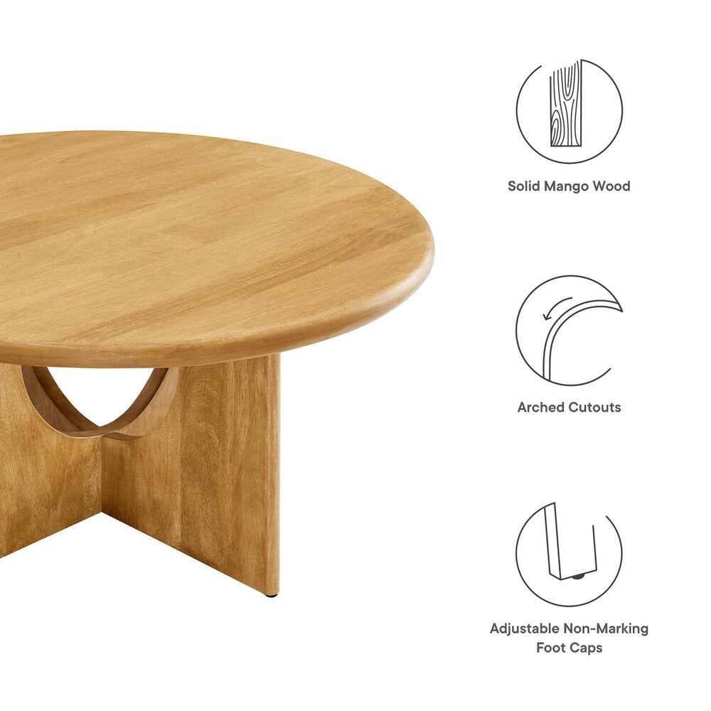 EEI-6594 Rivian Round 34" Coffee Table by Modway