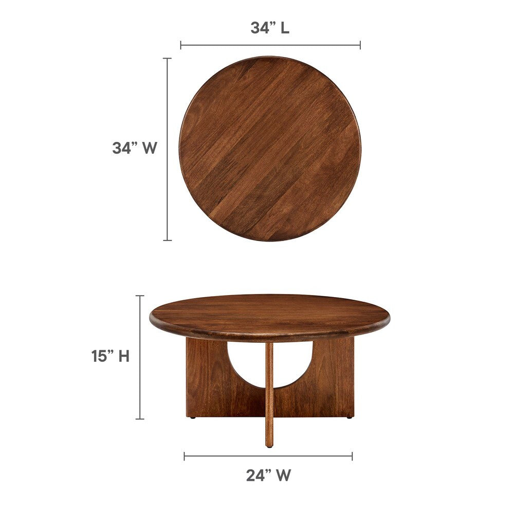 EEI-6594 Rivian Round 34" Coffee Table by Modway
