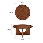 EEI-6594 Rivian Round 34" Coffee Table by Modway
