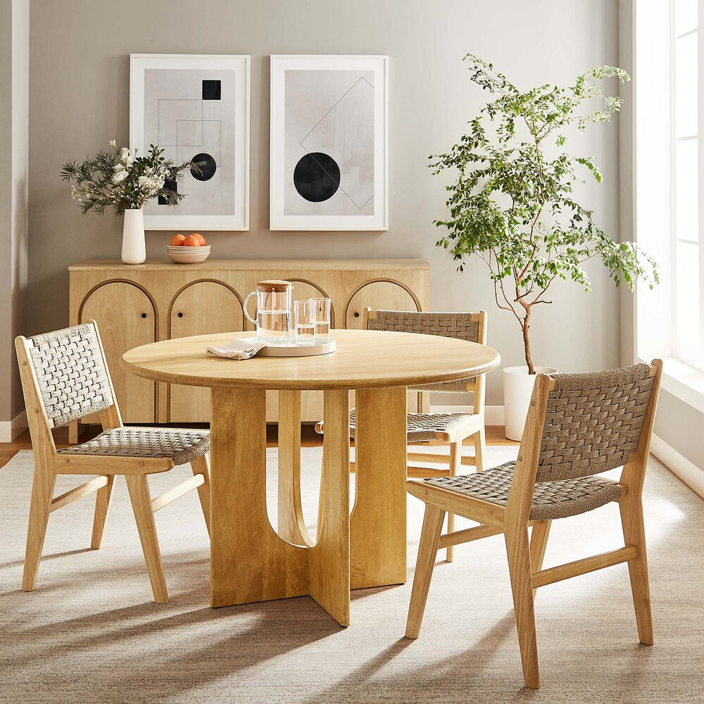 EEI-6592 Rivian Round 48" Wood Dining Table by Modway