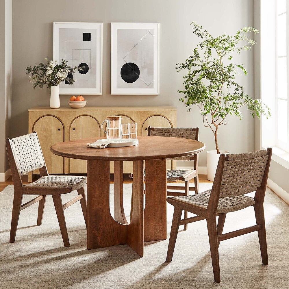 EEI-6592 Rivian Round 48" Wood Dining Table by Modway