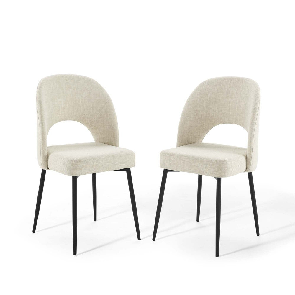 Modway Rouse Upholstered Fabric Dining Side Chair Set of 2 by Modway-EEI-4490