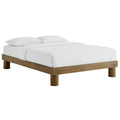 Modway MOD-7208-FRO Runa Wood Full Platform Bed French Oak