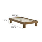 Modway Runa Wood Twin Platform Bed by Modway-MOD-7207-FRO