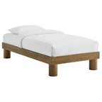 Modway MOD-7207-FRO Runa Wood Twin Platform Bed French Oak