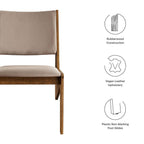 EEI-6922 Rylina Vegan Leather Accent Chairs Set of 2 by Modway