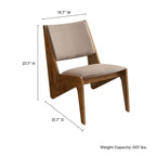 EEI-6922 Rylina Vegan Leather Accent Chairs Set of 2 by Modway
