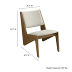 EEI-6922 Rylina Vegan Leather Accent Chairs Set of 2 by Modway